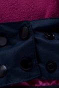 Оптом Горнолыжный костюм подростковый для девочки темно-фиолетового 8930TF, фото 9