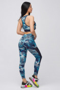 Оптом Спортивный костюм для фитнеса женский голубого цвета 21102Gl в Сочи, фото 10