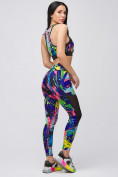 Оптом Спортивный костюм для фитнеса женский салатового цвета 21102Sl в Перми, фото 7