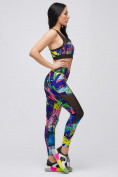 Оптом Спортивный костюм для фитнеса женский салатового цвета 21102Sl в Сочи, фото 4